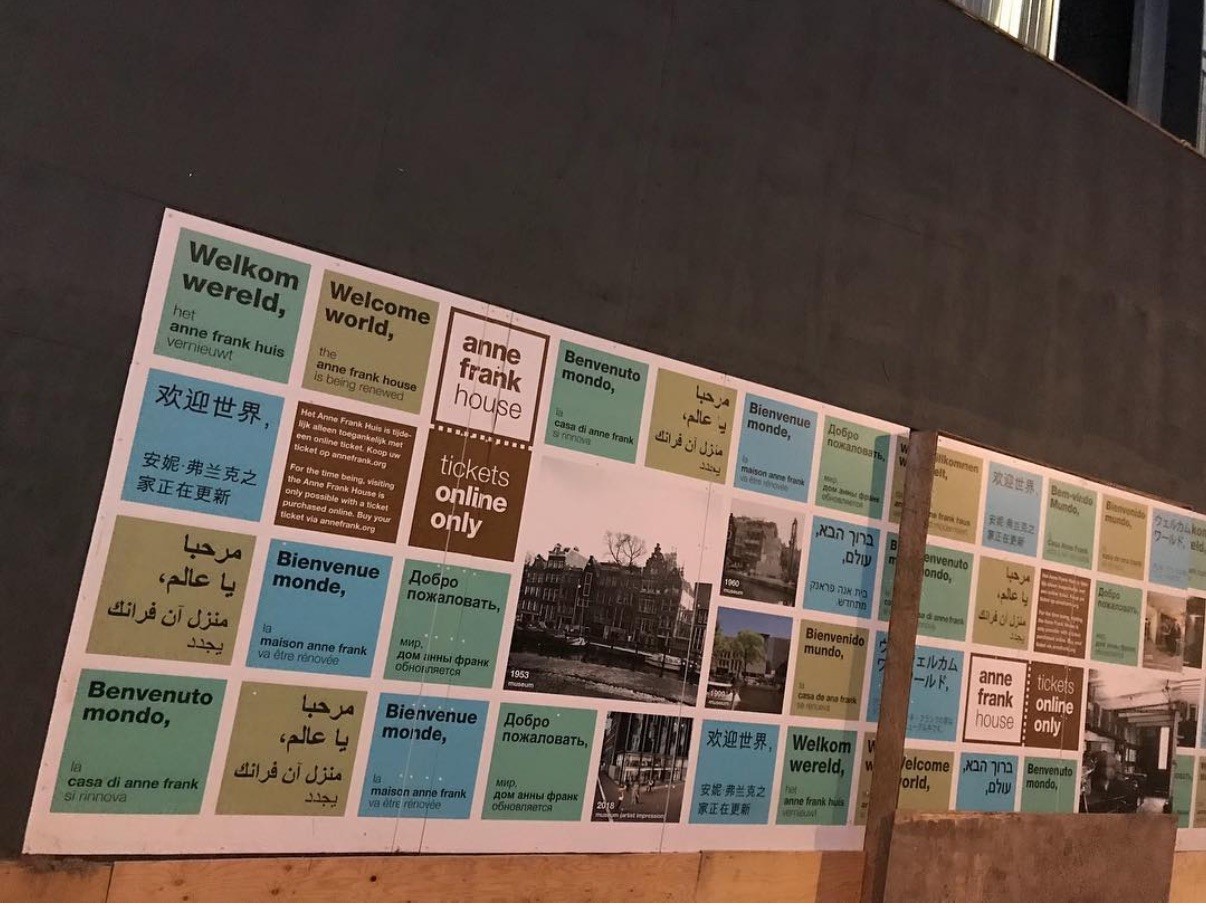 Tickets at the Anne Frank Museum